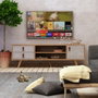 Hanah Home Mueble de TV Seva Roble y Blanco